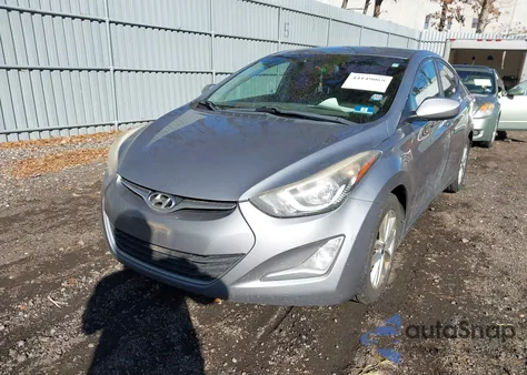 2014 Hyundai Elantra Se from USA, damaged, VIN KMHDH4AE8EU049339